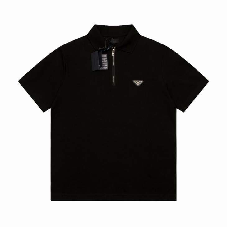 Picture of Prada Polo Shirts Short _SKUPradaXS-Laztx1048825528
